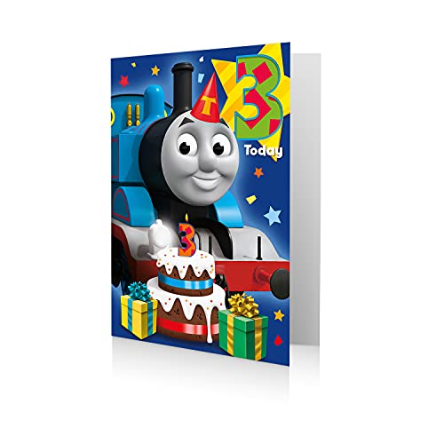 Offizielle Geburtstagskarte, Motiv: Thomas, die kleine Lokomotive, zum 3. Geburtstag Offizielle Geburtstagskarte, Motiv: Thomas, die kleine Lokomotive, zum 3. Geburtstag von Danilo Promotions LTD