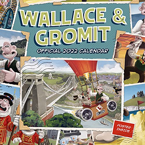 Wallace & Gromit 2022 - Wandkalender: Original Danilo-Kalender [Mehrsprachig] [Kalender] (Wall-Kalender) von Danilo Promotions LTD
