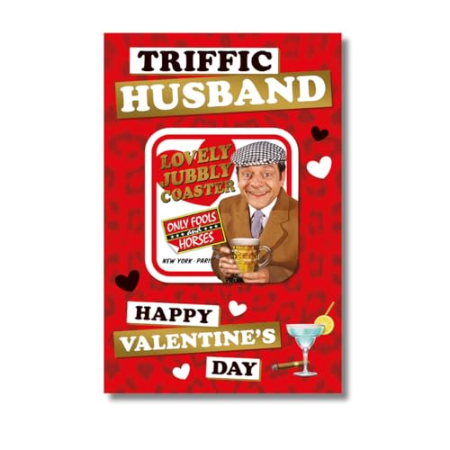 Danilo Promotions Limited Only Fools And Horses Valentinstagskarte, Triffic Husband, Happy Valentine's Day Card von Danilo Promotions Limited