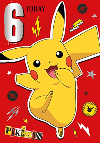 Danilo Promotions Limited Pokemon-Geburtstagskarte, 6 Today von Danilo Promotions Limited