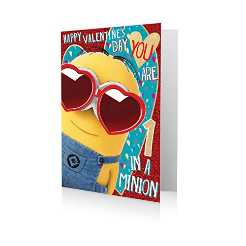 Danilo Promotions Valentinstagskarte "Ich - Einfach unverbesserlich", You are 2.5 cm a Minion von Danilo Promotions Limited