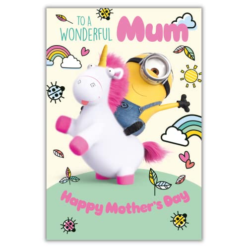 Offizielle "Ich - Einfach Unverbesserlich To A Wonderful Mum", Muttertagskarte von Danilo Promotions Limited