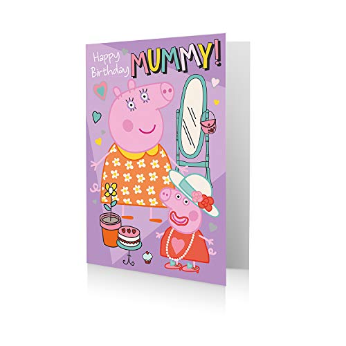 Offizielle Peppa Wutz Geburtstagskarte für Mütter "Happy Birthday Mummy" von Danilo Promotions Ltd