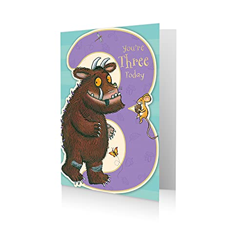 Danilo Cards Geburtstagskarte zum 3. Geburtstag, Grüffelo, 17,8 x 12,7 x 5,1 cm Danilo Cards Geburtstagskarte zum 3. Geburtstag, Grüffelo, 17,8 x 12,7 x 5,1 cm von Danilo Promotions LTD