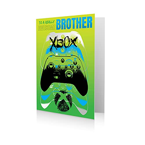 Danilo Promotions Geburtstagskarte für Bruder, Xbox, 22,9 x 15,2 cm von Danilo Promotions