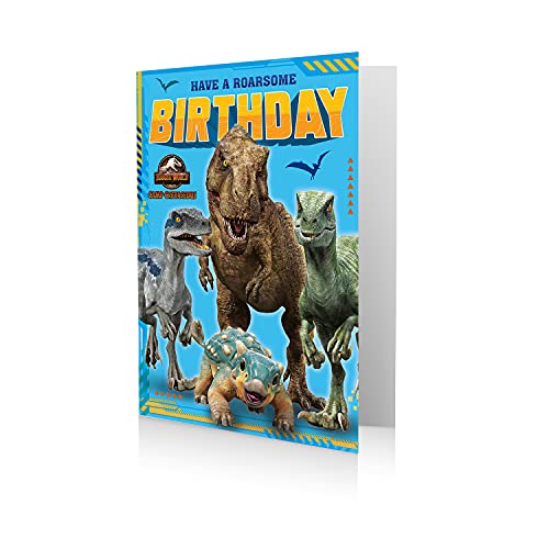 Danilo Promotions Happy Birthday Jurassic World Card, Geburtstagskarte Jurassic World, Jurassic World Birthday Card, Happy Birthday Card von Danilo Promotions