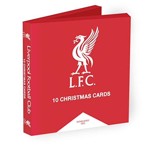 Danilo Promotions Offizielle Liverpool Football Club Weihnachtskarten, 10 Karten / 2 Designs von Danilo Promotions