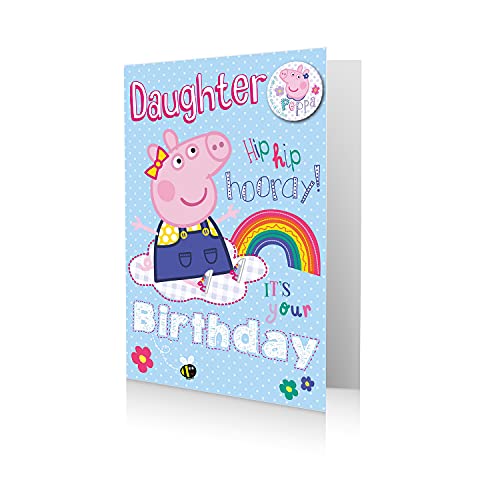 Danilo Promotions Peppa Pig Offizielle Geburtstagskarte für Tochter von Danilo Promotions