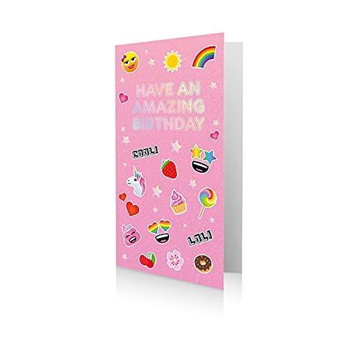 Joy Pixels Offizielle Geburtstagskarte "Have an Amazing Birthday" von Danilo Promotions