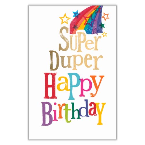 Offizielle Brightside Grußkarte, Super Duper Happy Birthday von Danilo Promotions
