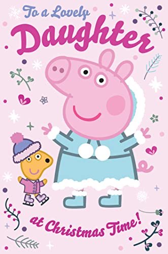 Offizielle Peppa Pig Weihnachtskarte für Tochter von Danilo Promotions