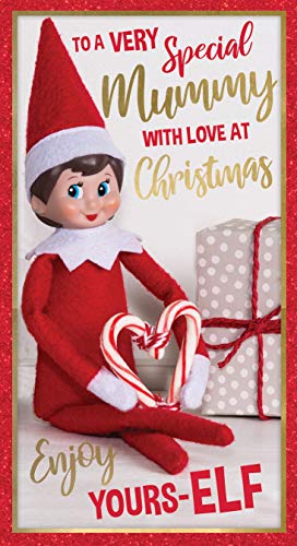 Offizielle Weihnachtskarte "Elf On The Shelf" für eine ganz besondere Mama von Danilo Promotions