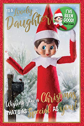 Offizielle Weihnachtskarte mit Aufschrift "Elf On The Shelf" von Danilo Promotions