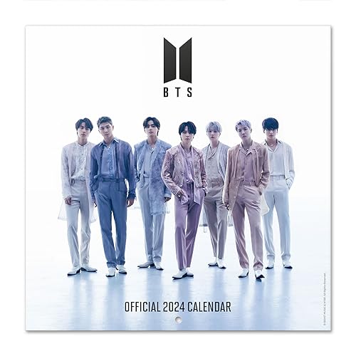 Danilo BTS Kalender 2024 Wandkalender 2024 - Kalender 2024 Familienplaner 30 x 30 cm - Plastic Free BTS Merch von Danilo