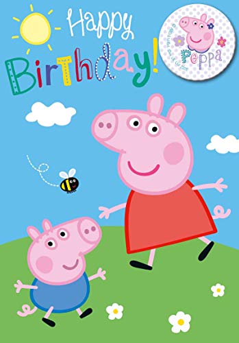 Offizielle Peppa Wutz Geburtstagskarte – Happy Birthday – Geburtstagskarte Offizielle Peppa Wutz Geburtstagskarte – Happy Birthday – Geburtstagskarte von Peppa Pig