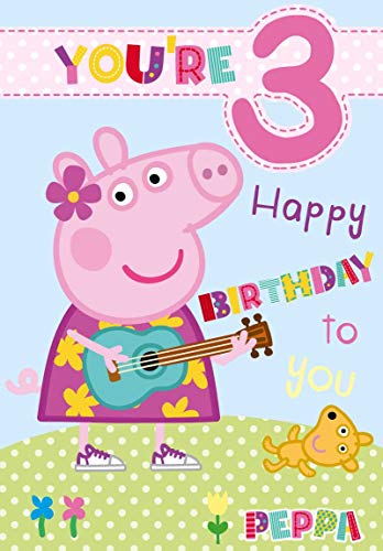 Offizielle Peppa Wutz Geburtstagskarte zum 3. Geburtstag – Peppa Wutz Alter 3 Offizielle Peppa Wutz Geburtstagskarte zum 3. Geburtstag – Peppa Wutz Alter 3 von Peppa Pig