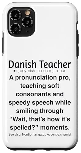 Dänische Lehrerin Hülle für iPhone 11 Pro Max von Danish Teacher Gifts & Tees