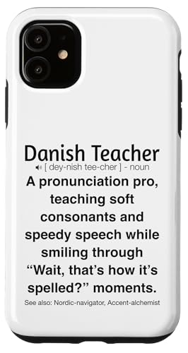 Dänische Lehrerin Hülle für iPhone 11 von Danish Teacher Gifts & Tees