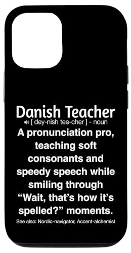Dänische Lehrerin Hülle für iPhone 12/12 Pro von Danish Teacher Gifts & Tees