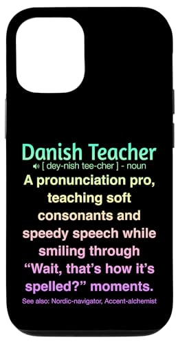 Dänische Lehrerin Hülle für iPhone 12/12 Pro von Danish Teacher Gifts & Tees