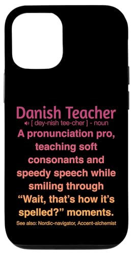 Dänische Lehrerin Hülle für iPhone 12/12 Pro von Danish Teacher Gifts & Tees
