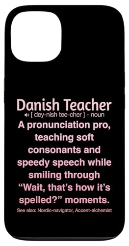 Dänische Lehrerin Hülle für iPhone 13 von Danish Teacher Gifts & Tees