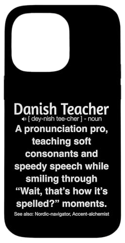 Dänische Lehrerin Hülle für iPhone 14 Pro Max von Danish Teacher Gifts & Tees