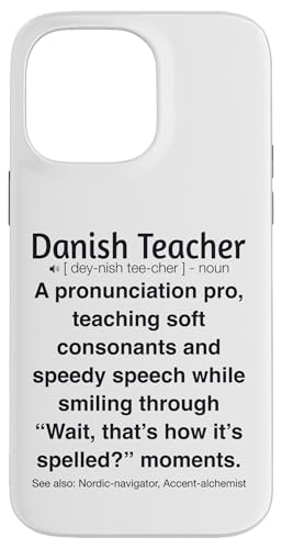 Dänische Lehrerin Hülle für iPhone 14 Pro Max von Danish Teacher Gifts & Tees