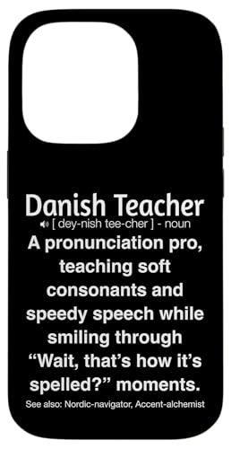 Dänische Lehrerin Hülle für iPhone 14 Pro von Danish Teacher Gifts & Tees