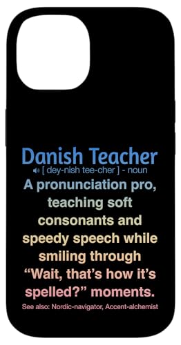 Dänische Lehrerin Hülle für iPhone 14 von Danish Teacher Gifts & Tees