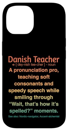 Dänische Lehrerin Hülle für iPhone 14 von Danish Teacher Gifts & Tees