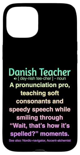 Dänische Lehrerin Hülle für iPhone 15 Plus von Danish Teacher Gifts & Tees