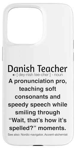 Dänische Lehrerin Hülle für iPhone 15 Pro Max von Danish Teacher Gifts & Tees