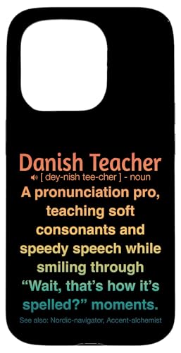 Dänische Lehrerin Hülle für iPhone 15 Pro von Danish Teacher Gifts & Tees