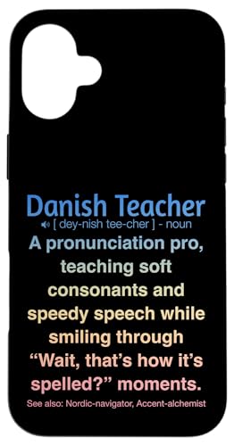 Dänische Lehrerin Hülle für iPhone 16 Plus von Danish Teacher Gifts & Tees