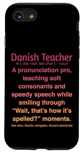 Dänische Lehrerin Hülle für iPhone SE (2020) / 7 / 8 von Danish Teacher Gifts & Tees