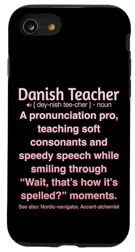 Dänische Lehrerin Hülle für iPhone SE (2020) / 7 / 8 von Danish Teacher Gifts & Tees
