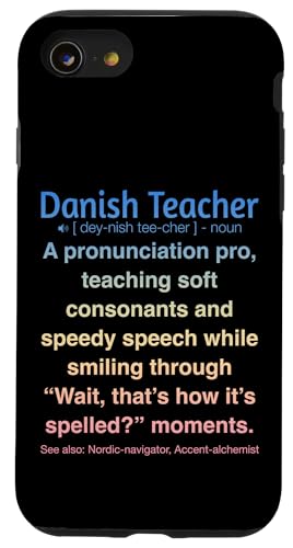 Dänische Lehrerin Hülle für iPhone SE (2020) / 7 / 8 von Danish Teacher Gifts & Tees