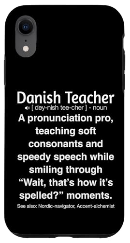 Dänische Lehrerin Hülle für iPhone XR von Danish Teacher Gifts & Tees