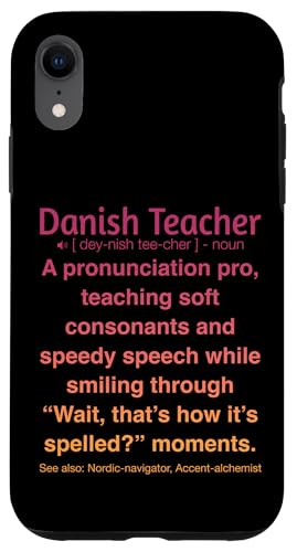 Dänische Lehrerin Hülle für iPhone XR von Danish Teacher Gifts & Tees