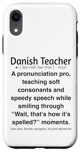 Dänische Lehrerin Hülle für iPhone XR von Danish Teacher Gifts & Tees