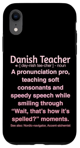 Dänische Lehrerin Hülle für iPhone XR von Danish Teacher Gifts & Tees