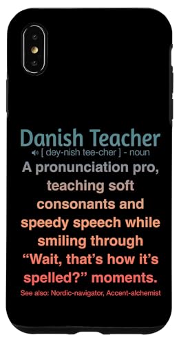 Dänische Lehrerin Hülle für iPhone XS Max von Danish Teacher Gifts & Tees