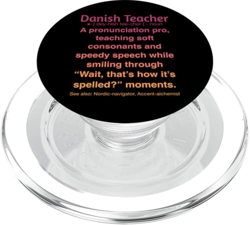 Dänische Lehrerin PopSockets PopGrip für MagSafe von Danish Teacher Gifts & Tees