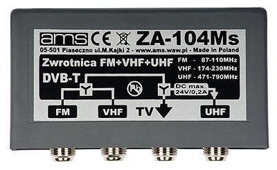 Antenne Einspeiseweiche ZA 104Ms FM DAB Radio Kanäle 6-12, 21-69/75 TV DVB-T von Danitech