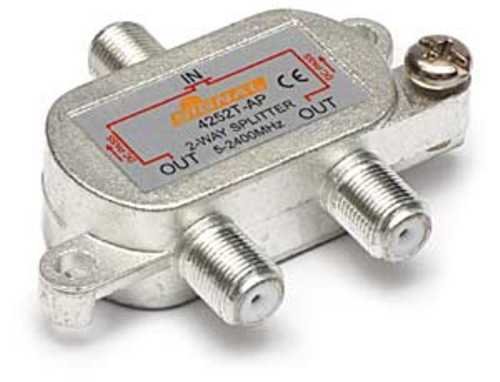 Danitech Antenne Verteiler SAT 1 zu 2 F-Stecker Signal Danitech Antenne Verteiler SAT 1 zu 2 F-Stecker Signal von Danitech