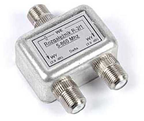 Danitech Antenne Verteiler Spliter FM/DAB/DVB-T 2fach 5-862 MHz Danitech Antenne Verteiler Spliter FM/DAB/DVB-T 2fach 5-862 MHz von Danitech