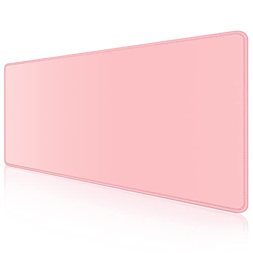 Dapesuom Großes Gaming-Mauspad, erweitertes Mauspad mit genähten Kanten, Tastatur-Pad in voller Größe mit rutschfester Unterseite, große XXL-Computer-Schreibtischmatten für Gamer, Laptop, Büro, 90,2 x von Dapesuom