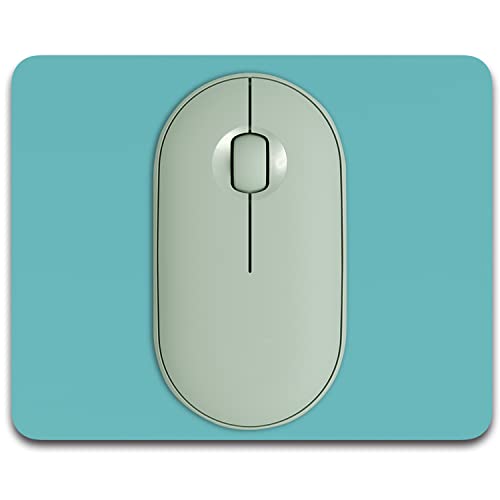 Dapesuom kleines Mauspad, 15,2 x 12,7 cm, mit Rutschfester Gummiunterseite, wasserdichtes Mini-Mauspad für Damen, Herren, kabellose Maus Laptops, Zuhause, Büro, Reisen, Malachitgrün von Dapesuom