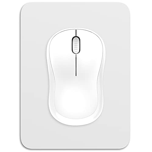Dapesuom kleines Mauspad, 15,2 x 20,3 cm, mit Rutschfester Gummiunterseite, wasserdichtes Mini-Mauspad für Damen, Herren, kabellose Maus Laptops, Zuhause, Büro, Weltraumgrau von Dapesuom